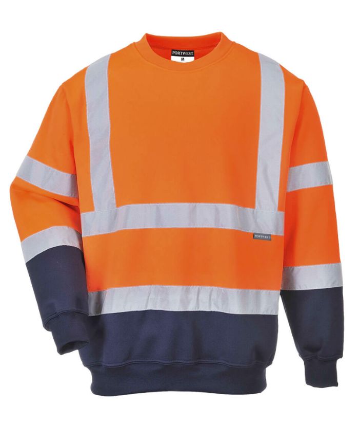 Two Tone Hi-Vis Sweatshirt
