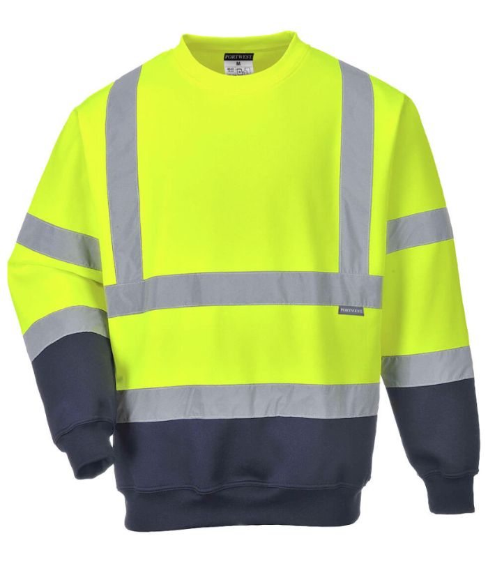 Two Tone Hi-Vis Sweatshirt