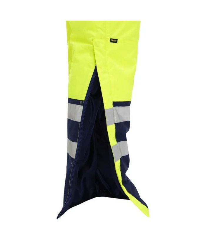 Taped Hi Vis Freezer Bib & Brace Coverall