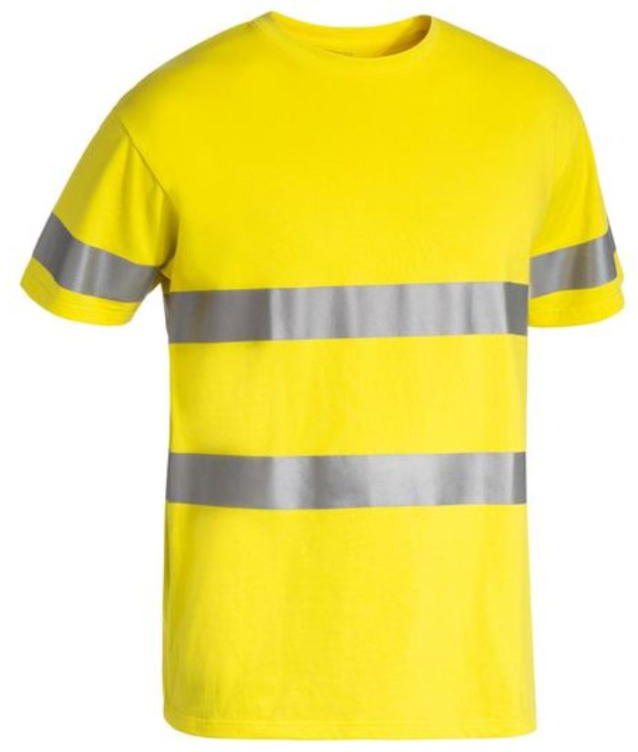 Taped Hi Vis Cotton Tee T-Shirt