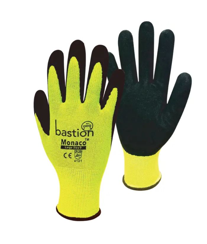 Bastion Monaco High Viz Polyester Gloves