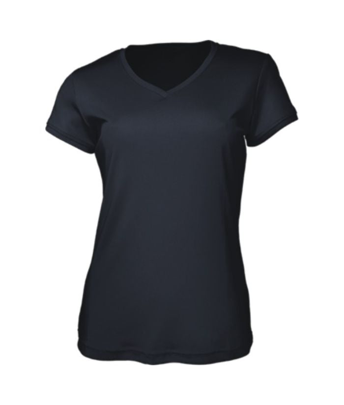 Ladies Brushed V-Neck Tee Shirt