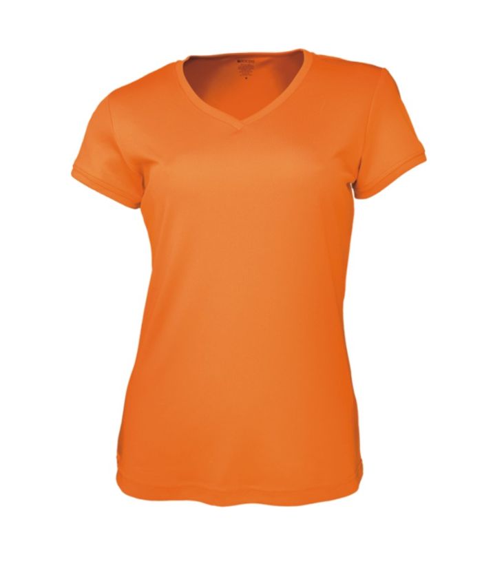 Ladies Brushed V-Neck Tee Shirt