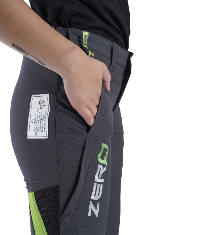 Zerogen Clogger Zero Gen2 Light and Cool Women's Chainsaw Trousers - Grey/Gree