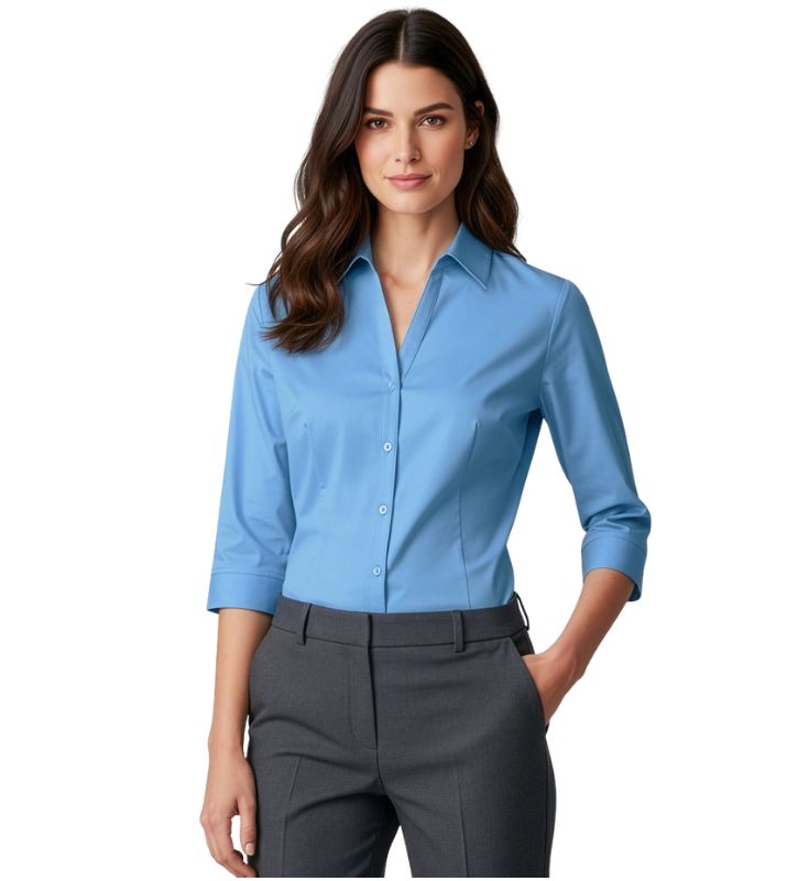 Ladies Metro 3/4 Sleeve Shirt