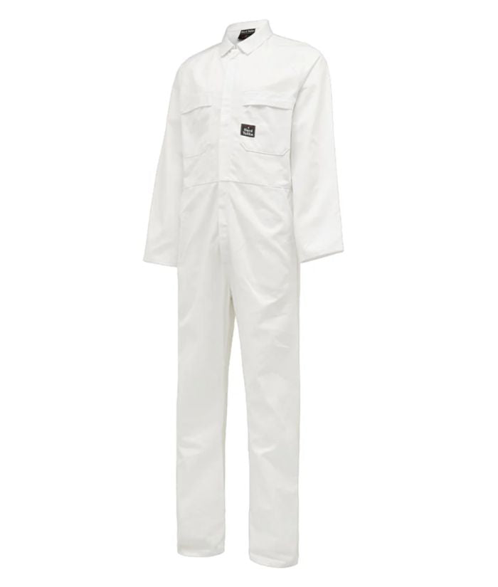 Cotton Drill Zip Overalls