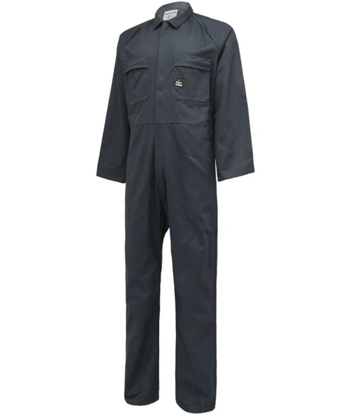 Cotton Drill Zip Overalls