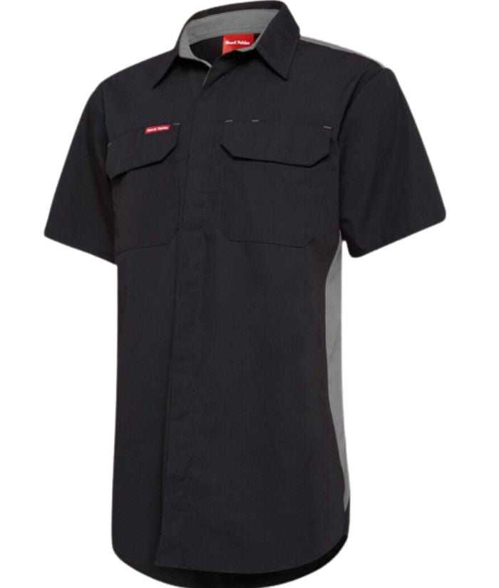 Hard Yakka Plain Lightweight Polycotton Short Sleeve Shirt