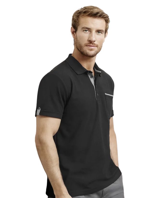 Biz Collection Mens Edge Polo
