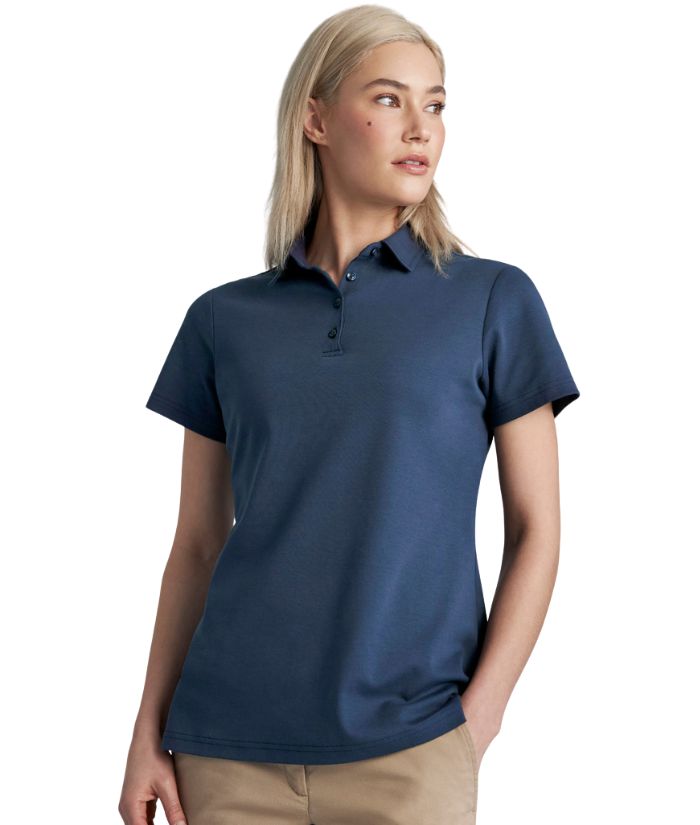 Womens Lotus Short Sleeve Polo