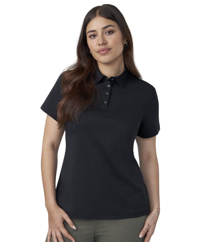 Womens Lotus Short Sleeve Polo