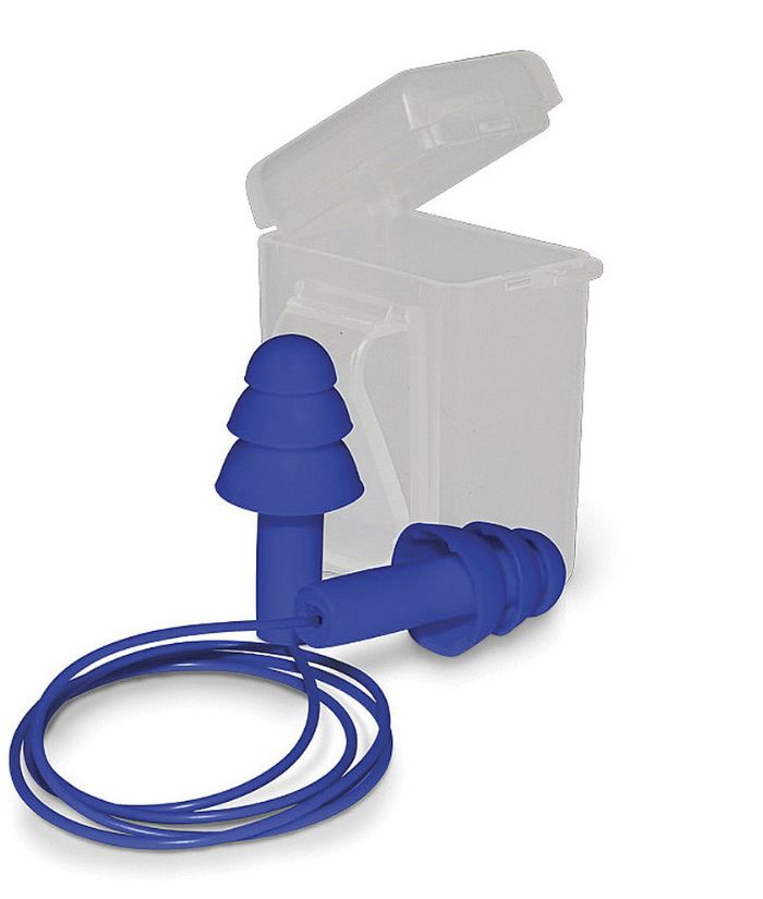 Esko Vortex Earplugs Blue Corded Reusable