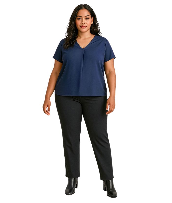 Scuba Ponte Womens Mid-rise Pull-On Pant