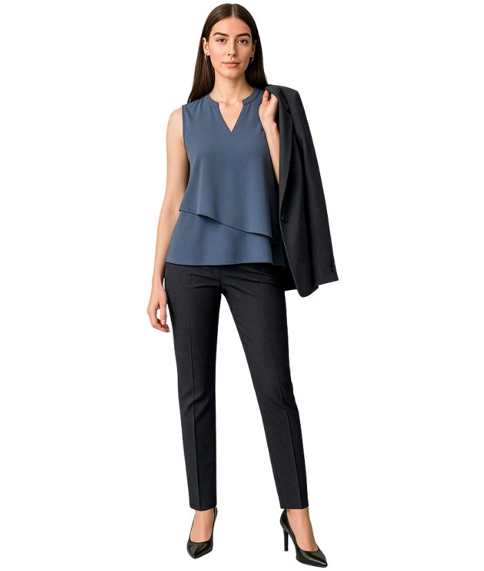 Womens Renew Mid-Waist Slim Leg Pant