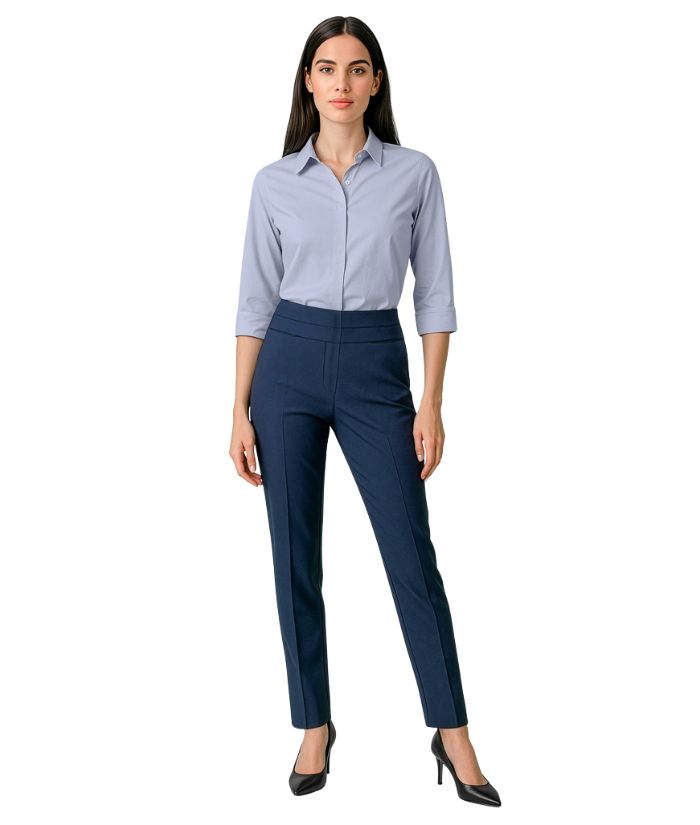 Womens Renew Mid-Waist Slim Leg Pant