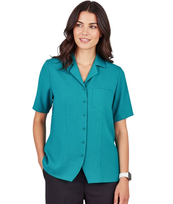 Ladies Plain Oasis Overblouse Shirt