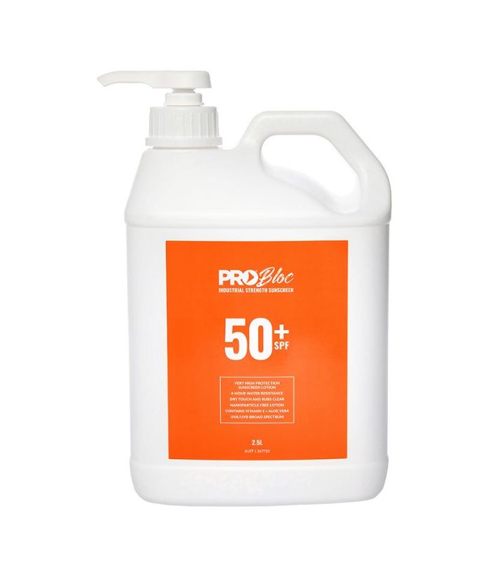 Probloc SPF 50 + Sunscreen 2.5L Pump Bottle
