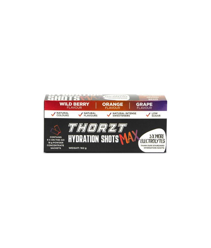 High Electrolyte Low Sugar Hydration Shot Max Powders - Mixed