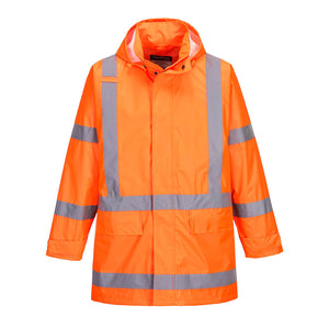 TTMC-W23 X-Back Rain Traffic Jacket - Orange