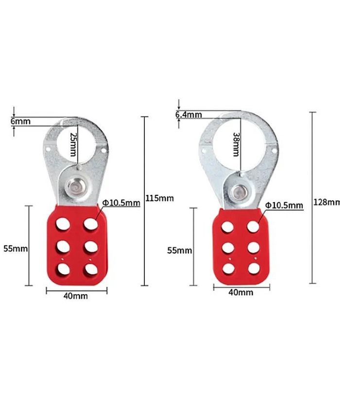 Steel Lockout Hasp