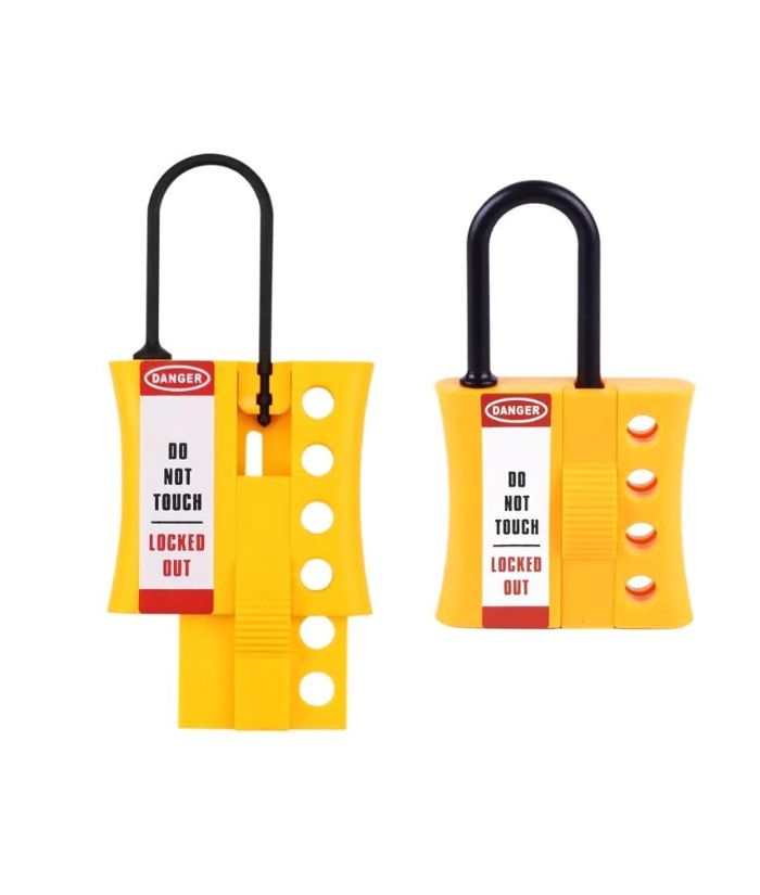 Non-conductive Lockout Hasp with Slider