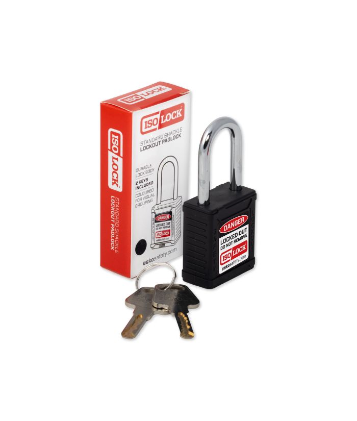 Standard Length Steel Shackle Padlock