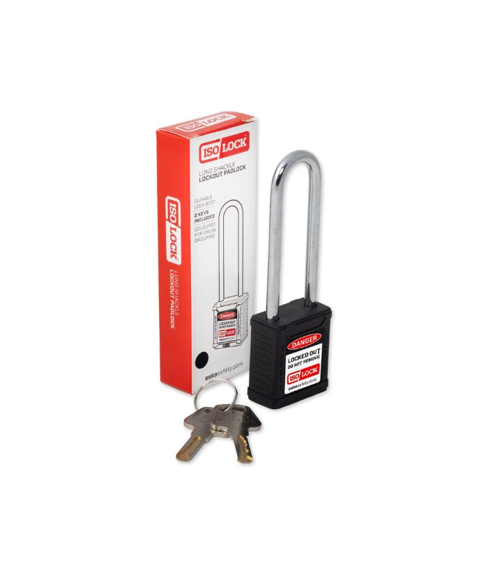 Extra Length Steel Shackle Padlock