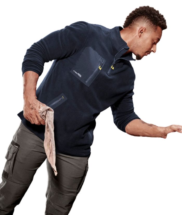 Unisex Streetworx Lightweight 1/4 Zip Polar Fleece