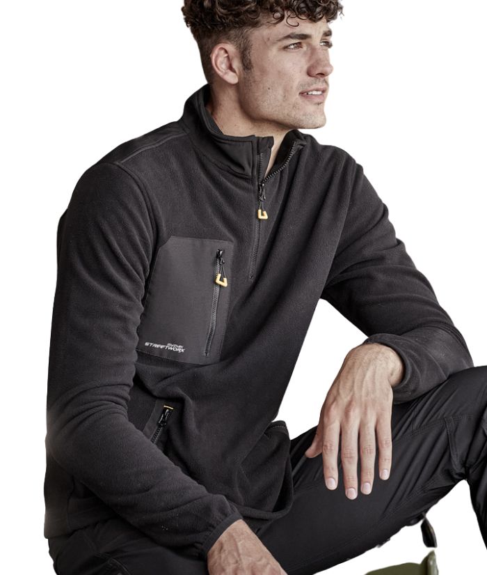 Unisex Streetworx Lightweight 1/4 Zip Polar Fleece