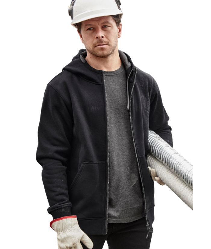 Unisex Zip Front Multi-Pocket Hoodie ZT468