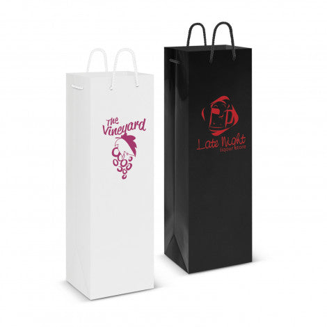 Laminated Wine Bag - Single Bottle - Uniforms and Workwear NZ - Ticketwearconz