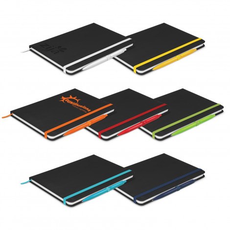 trends-collection-omega-notebook-with-open-black-cover-coloured-band-110091