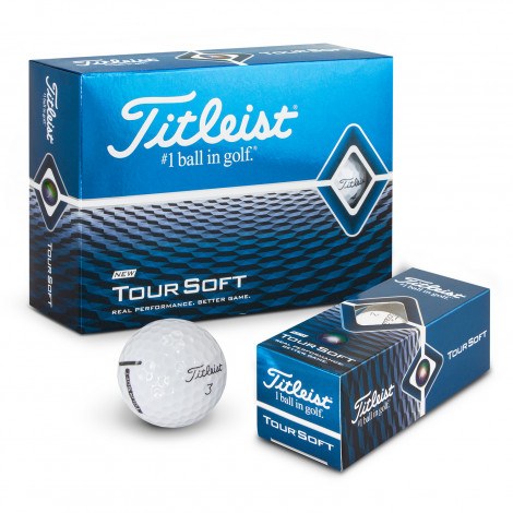 Titleist Tour Soft Golf Ball - Set 12 - Uniforms and Workwear NZ - Ticketwearconz