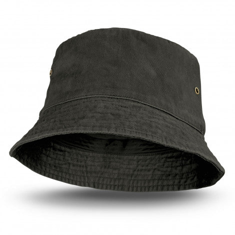 Stone Washed Bucket Hat - Uniforms and Workwear NZ - Ticketwearconz
