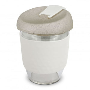 Stellar Natura Reusable Glass Coffee Cup - 250ml & 350ml - Uniforms and Workwear NZ - Ticketwearconz