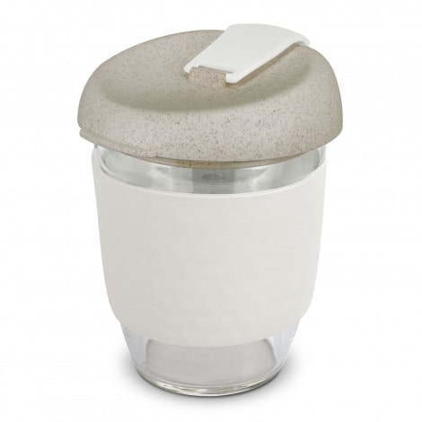 Stellar Natura Reusable Glass Coffee Cup - 250ml & 350ml - Uniforms and Workwear NZ - Ticketwearconz