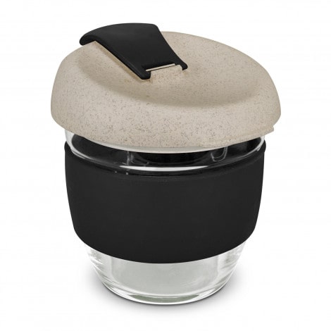 Stellar Natura Reusable Glass Coffee Cup - 250ml & 350ml - Uniforms and Workwear NZ - Ticketwearconz