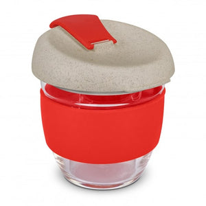 Stellar Natura Reusable Glass Coffee Cup - 250ml & 350ml - Uniforms and Workwear NZ - Ticketwearconz