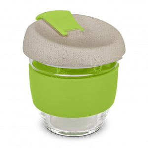 Stellar Natura Reusable Glass Coffee Cup - 250ml & 350ml - Uniforms and Workwear NZ - Ticketwearconz