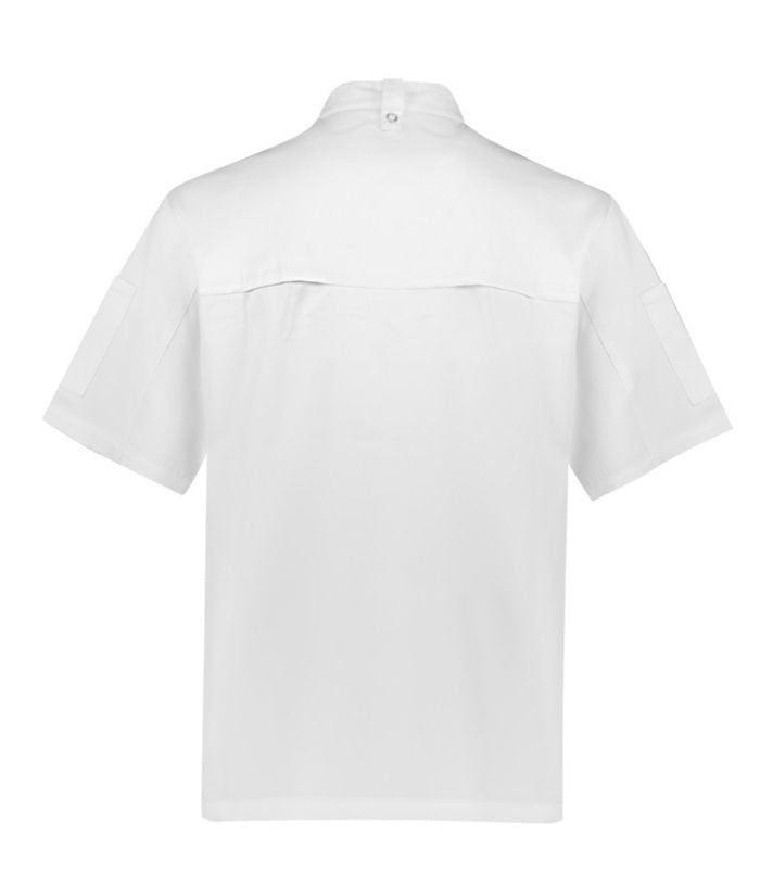 Zest Mens S/S Vented Chef Jacket - Uniforms and Workwear NZ - Ticketwearconz