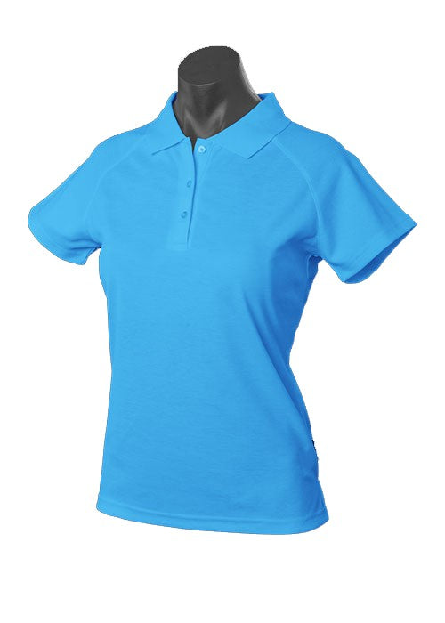 Ladies Keira Cotton-Back Polo - Uniforms and Workwear NZ - Ticketwearconz