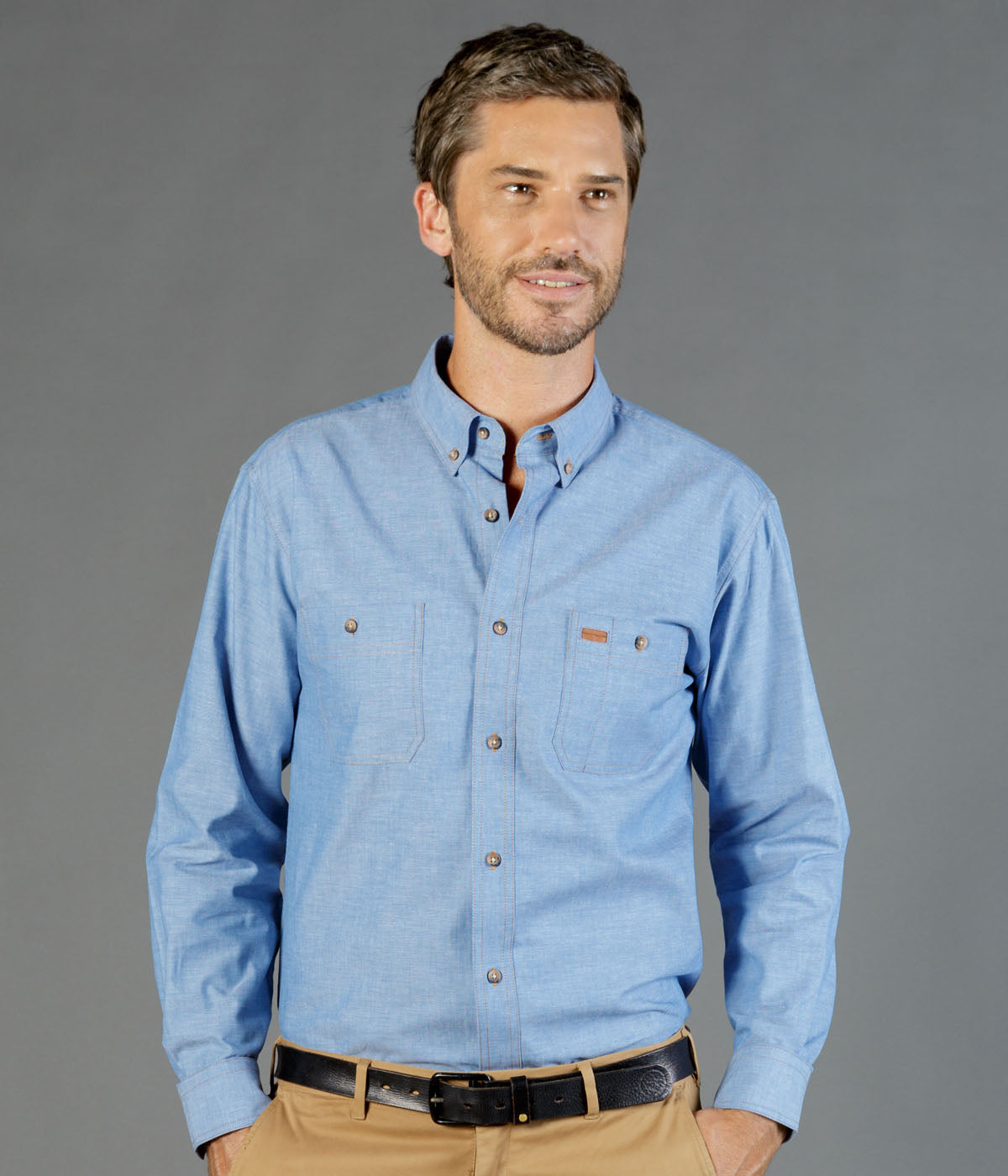 Icon Mens Long Sleeve Work Shirt-5045ln-career-by-gloweave
