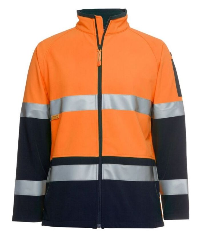 Hi Vis (D+N) Softshell Jacket - Uniforms and Workwear NZ - Ticketwearconz