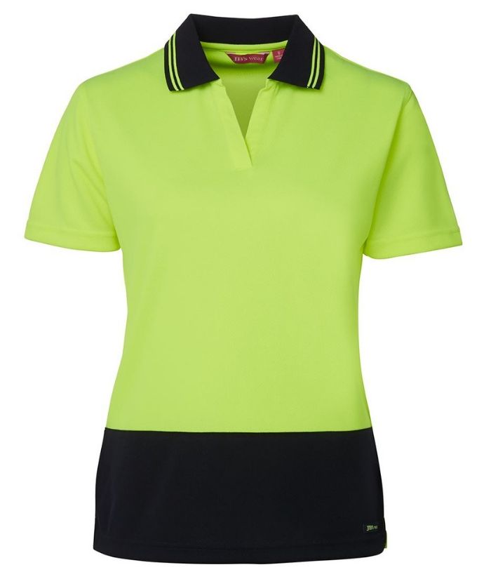 Ladies-hi-vis-s/non-button-day-only-polo-6hnb1