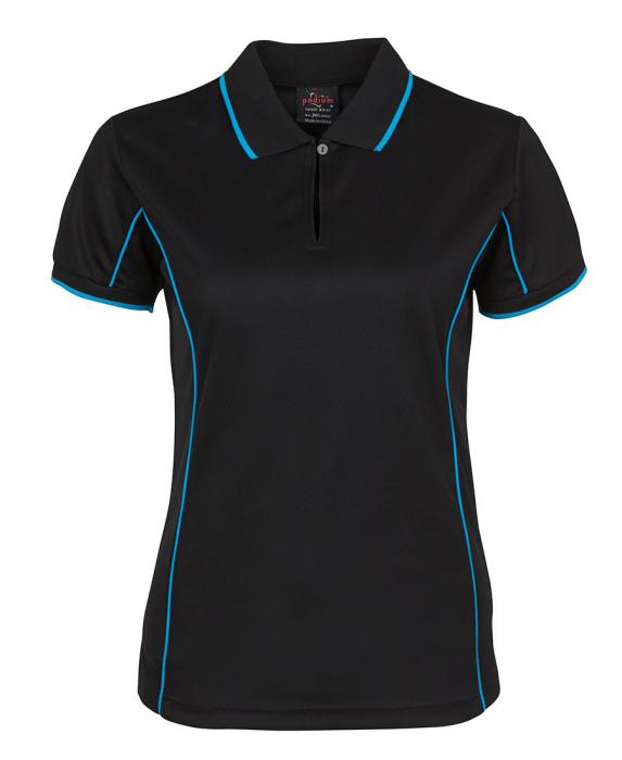 Ladies Piping Polo - Uniforms and Workwear NZ - Ticketwearconz