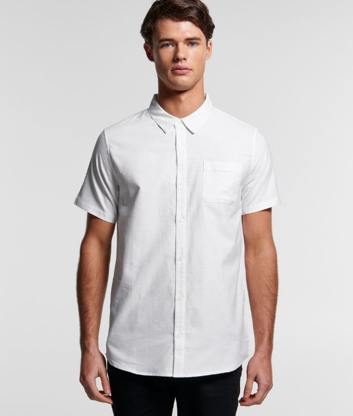Mens Oxford Short Sleeve Shirt - Uniforms and Workwear NZ - Ticketwearconz