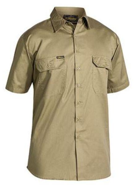Cool Lightweight Drill Short Sleeve Shirt