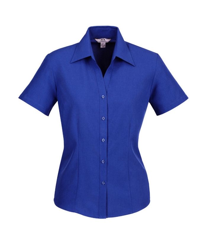 Ladies Plain Oasis Short Sleeve Shirt - Uniforms and Workwear NZ - Ticketwearconz