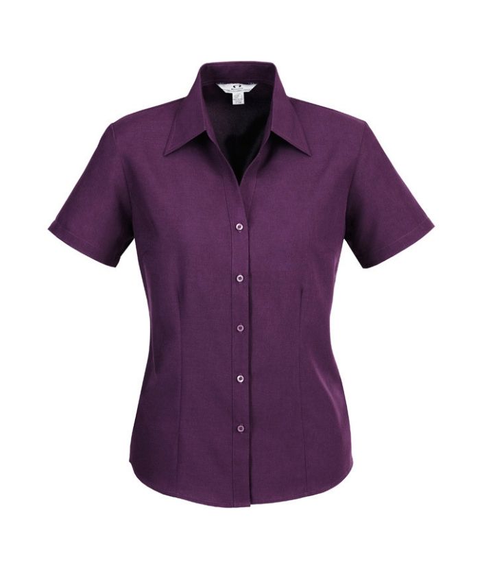 Ladies Plain Oasis Short Sleeve Shirt - Uniforms and Workwear NZ - Ticketwearconz