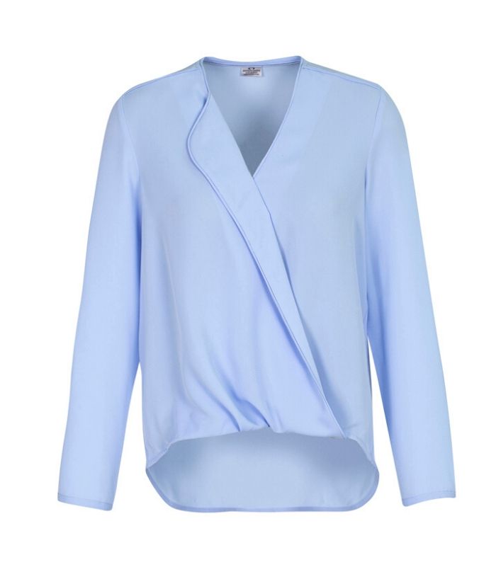 Lily Ladies Hi-Lo Blouse - Uniforms and Workwear NZ - Ticketwearconz